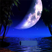 Free online html5 games - Little Zebra Moon Forest Escape game 