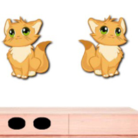 Free online html5 games - 8bg Triple Cats Escape game 