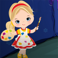Free online html5 games - Christmas Dollhouse Escape game - WowEscape 