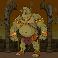 Free online html5 games - G2J Ogre Warrior Escape game 