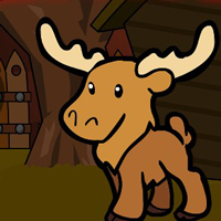 Free online html5 games - G2J Cute Moose Escape game - WowEscape 