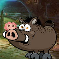 Free online html5 games - G4K Pacific Pig Escape game 