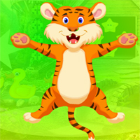 Free online html5 games - Games4King Very Cheerful Tiger Escape game 