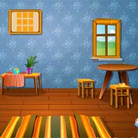 Free online html5 games - Colorful Log House Escape KnfGame game 