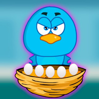 Free online html5 games - G2J Find the Blue Hen Eggs game 