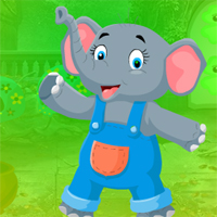 Free online html5 games - G4K Lovely Baby Elephant Escape  game 