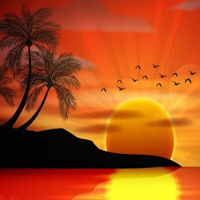 Free online html5 games - Fantasy Sunset Island Escape HTML5 game 