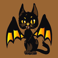 Free online html5 games - Find The Halloween Cat Wings HTML5 game 