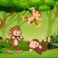 Naughty Monkey Jungle Escape