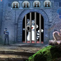 Free online html5 games - G4K Delighted Raccoon Escape  game 