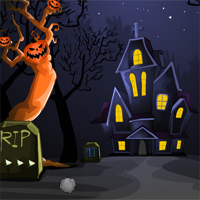 Free online html5 games - MirchiGames Find Spooky Treasure Witch Relief game 