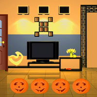 Free online html5 games - Halloween Provoking House Escape game 