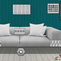 Free online html5 games - G2J Escape From Black And White House game 