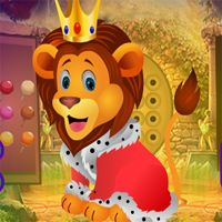 Free online html5 games - Games4King King Lion Escape game 