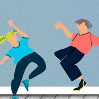 Free online html5 games - 8B Street Dancer Room Escape game 