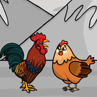 Free online html5 games - G2J Release the Rooster Family game 