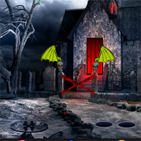 Free online html5 games - Haunted Gothic Graveyard Escape game 
