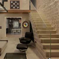 Free online html5 games - Modish Stone House Escape game 