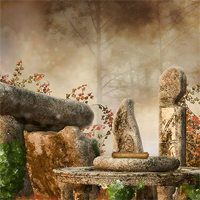 Free online html5 games - 365Escape Druid Forest Escape game 