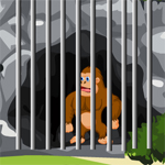 Free online html5 games - Little Gorilla Escape game 