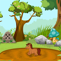 Free online html5 games - Princess PinkyPony Rescue game - WowEscape 