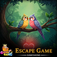 Free online html5 games - Romantic Birds Rescue Game game 