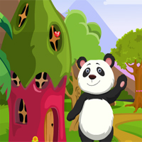 Free online html5 games - Games4King Cute Panda Rescue game - WowEscape 