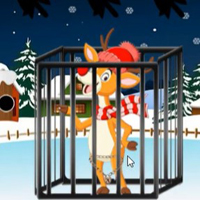 Free online html5 games - G2M Christmas Reindeer Escape  game 