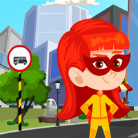 Free online html5 games - Superhero Kid Rescue 2 Games4King game 