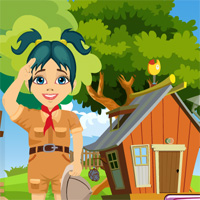 Free online html5 games - Scout Girl Rescue Games4King game 