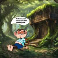 Free online html5 games - G2R Assist Unconscious Monkey game 