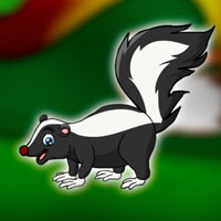 Free online html5 escape games - G2J Striped Skunk Escape