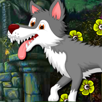 Free online html5 games - AVMGames Amiable Forest Wolf Escape game 