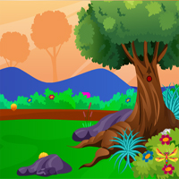Free online html5 games - Garden House Treasure Escape game 