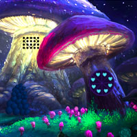 Free online html5 games - Mushroom Fantasy Village Escape game 