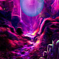 Free online html5 games - Escape From Magical Hills game 