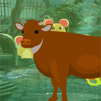 Free online html5 games -  G4K Brown Cow Escape game 