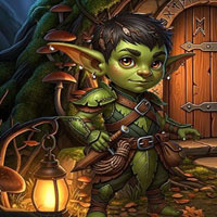 Free online html5 escape games - Thanksgiving Forest Goblin Escape