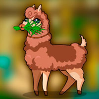 Free online html5 games - G2J Feed the Hungry Llama game 