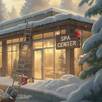 Free online html5 escape games - Winter Spa