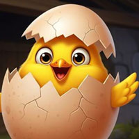 Free online html5 escape games - G4K Cracked Chick Egg Escape