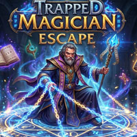 Free online html5 escape games - Trapped Magician Escape