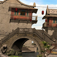 Free online html5 games - Oriental City Escape game 