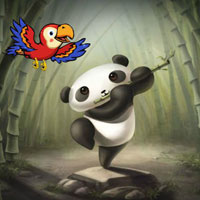 Free online html5 escape games - BIG Parrot Escaped Panda Jungle