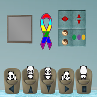 Free online html5 games - 8bgames Panda Caretaker Escape game 
