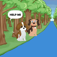 Free online html5 escape games - Wounded Dog Meet Girlfriend