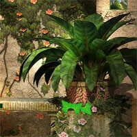Free online html5 games - 365Escape Magic Backyard Escape game 