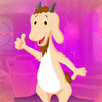 Free online html5 games - Games4king Lovely Goat Escape game 
