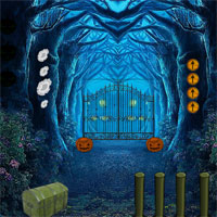 Free online html5 games - 8bGames Pumpkin Forest Escape game 