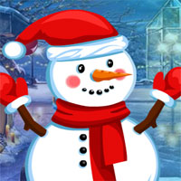 Free online html5 games - G4k Blithe Snowman Escape game 